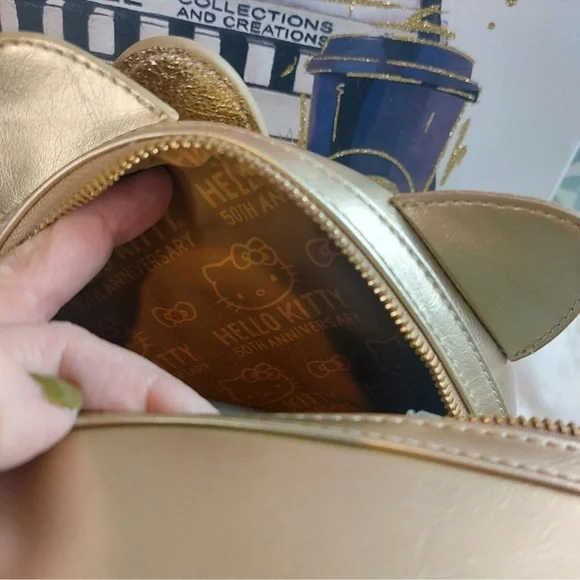 Hello Kitty 50th Anniversary Backpack Loungefly Sanrio NWT - Picture 4 of 6